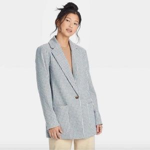A New Day oversized plaid blazer, BNWT!!